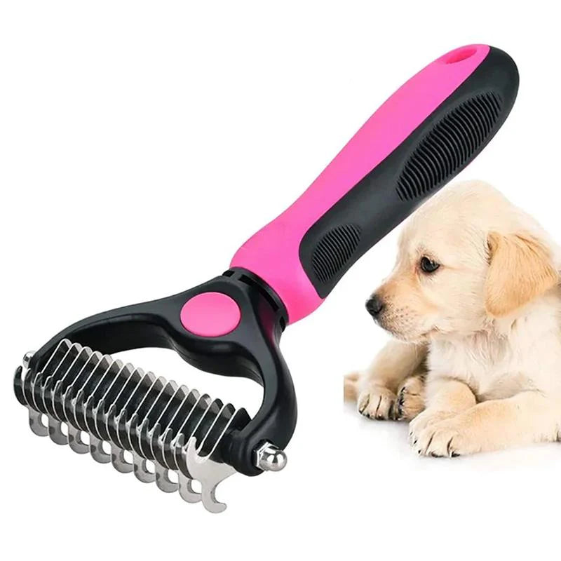 PetEase™ | Professional 2-in-1 Pet Grooming & Deshedding Tool