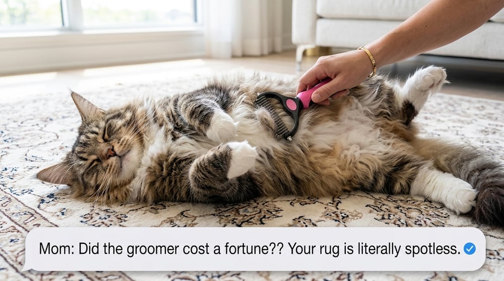 PetEase™ | Professional 2-in-1 Pet Grooming & Deshedding Tool